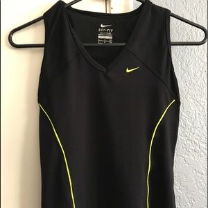 Black shirt sport woman